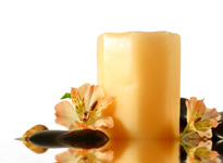 Spa Candle Flower
